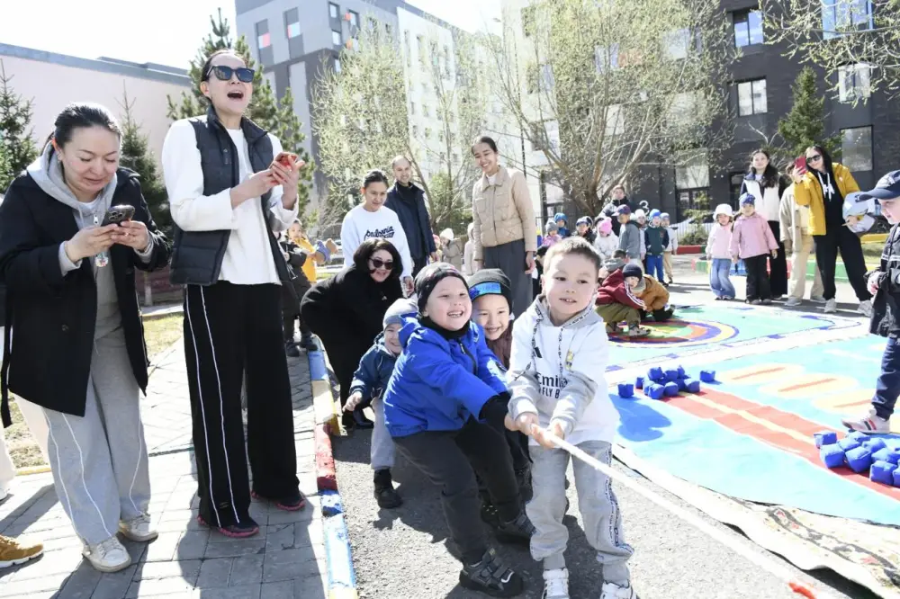 Спортивно-экологический праздник организовали в столичном детсаду в рамках акции «Таза Қазақстан» (9)