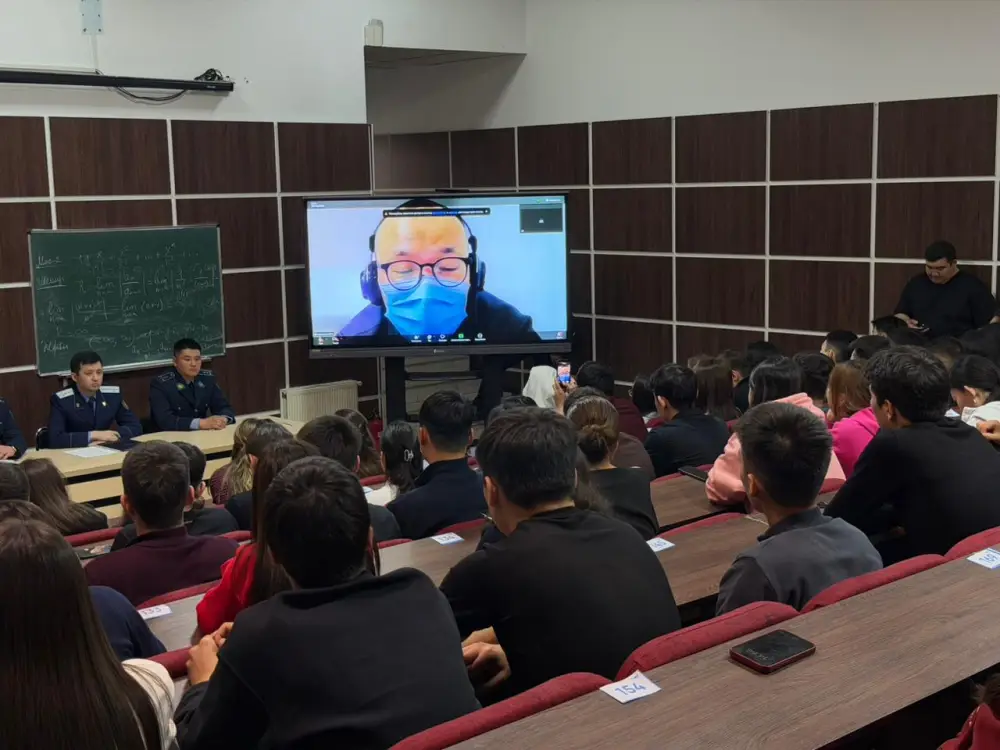 Для столичных студентов провели телемост в рамках борьбы с наркопреступностью (8)