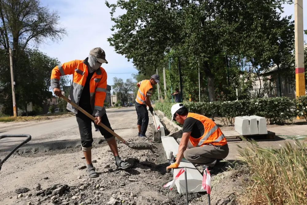 Средний ремонт проведут на 167,6 км дорог в Жамбылской области (3)