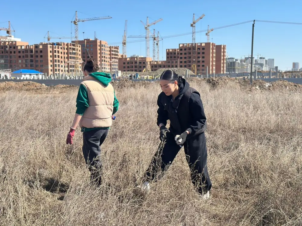 Спорткомплекс 'KODOKAN SPIRIT' провел акцию по очистке территории в рамках 'Таза Қазақстан' Астане