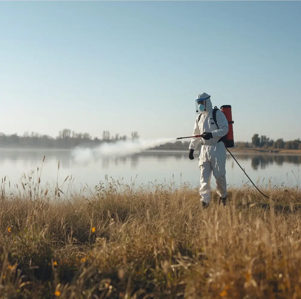 В Балхаше стартовали дезинсекционные работы против комаров Астане