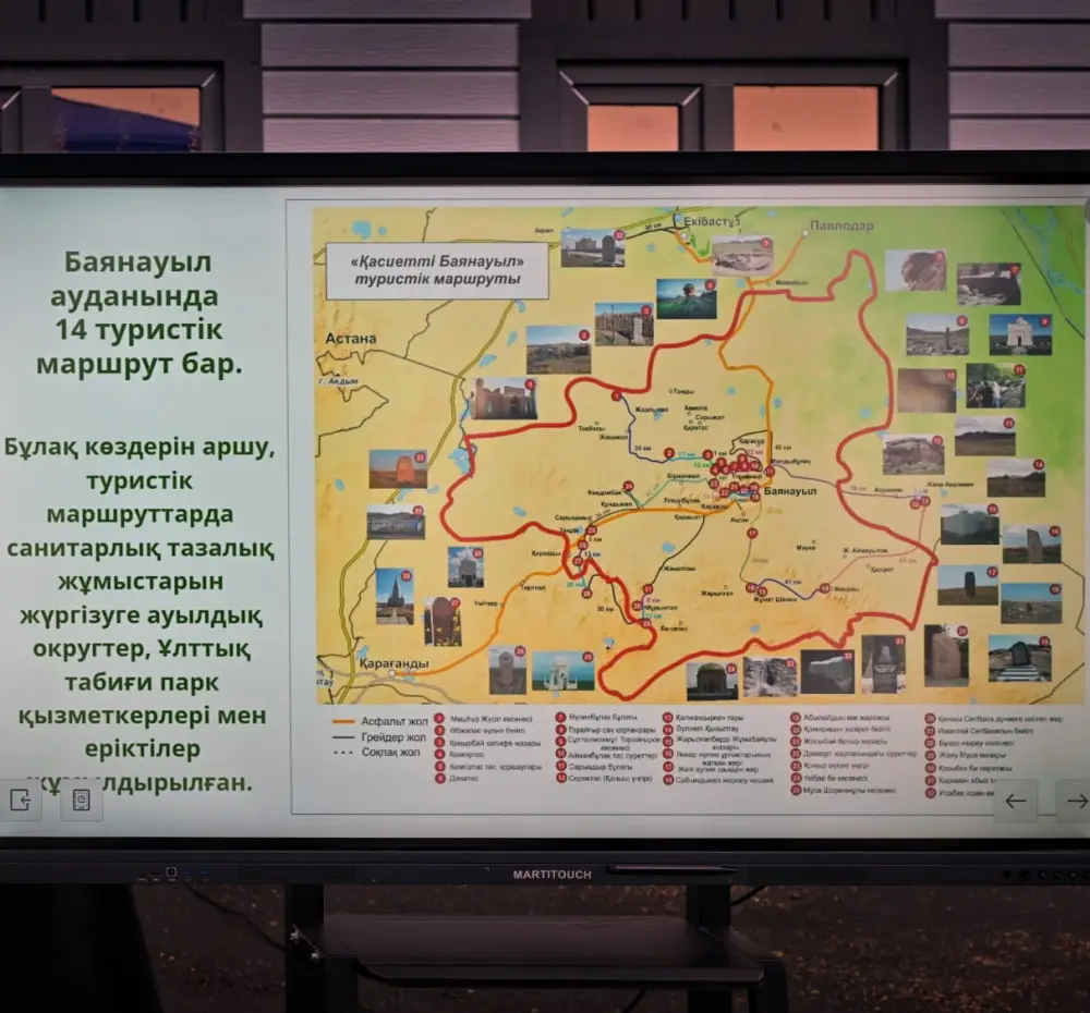 Аким области Асаин Байханов в ходе рабочей поездки посетил Баянаульский район - одну из ключевых туристических локаций региона (6)