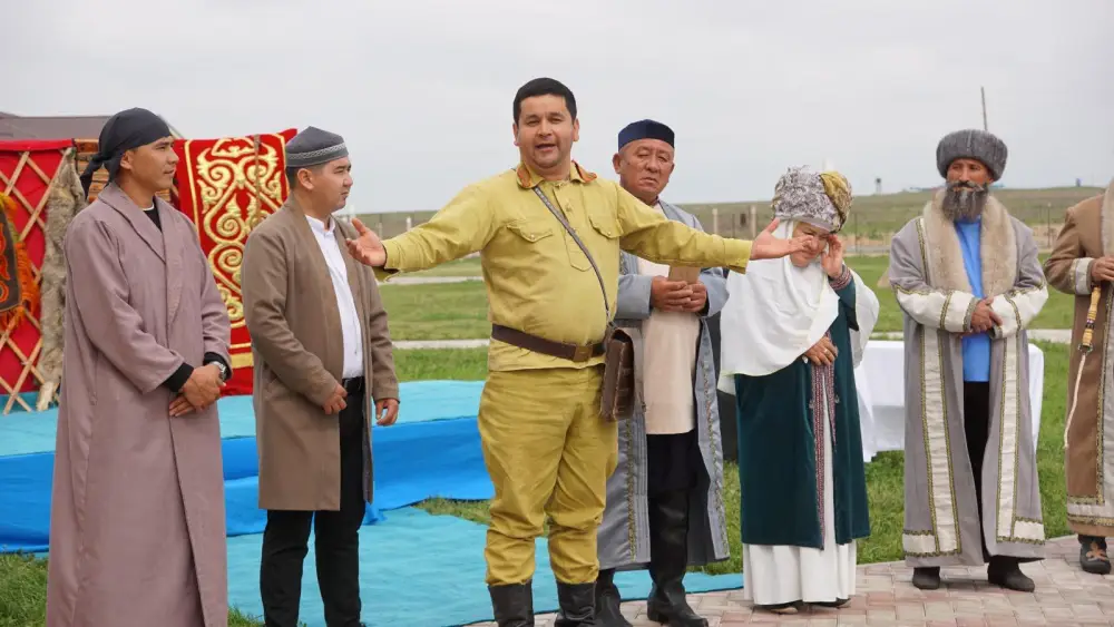 155 лет легендарному борцу Кажымукана Мунайтпасулы в Ордабасынском районе Астане