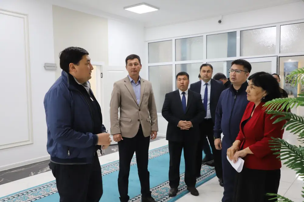 Посещение социальных объектов Кармакшинского района заместителем акима области Астане