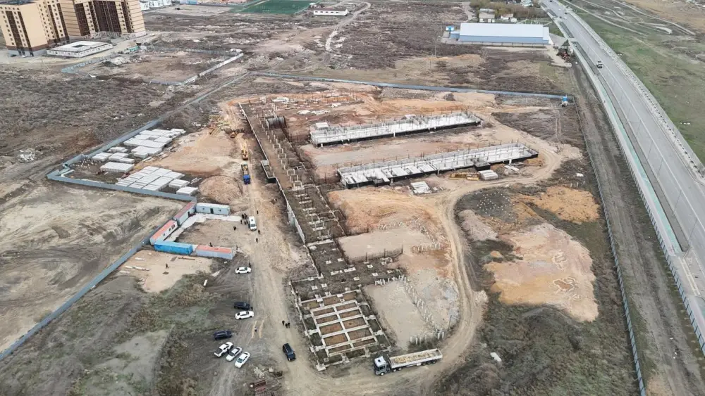 Крупные социальные объекты строятся в Кокшетау (5)