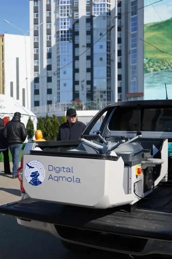 Дроны следят за порядком в Акмолинской области Астане