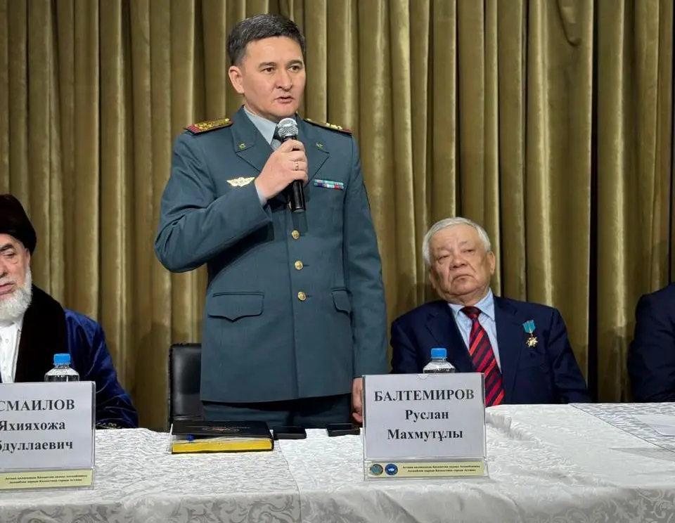 Проводы новобранцев в Службу государственной охраны РК в столице Астане