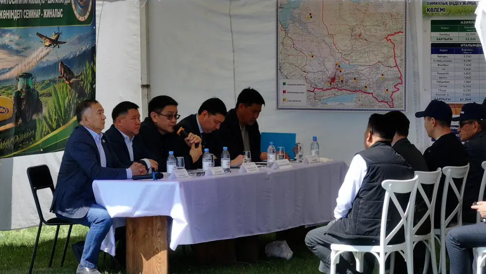 В южных регионах Казахстана приступают к защитным мероприятиям против саранчовых (3)