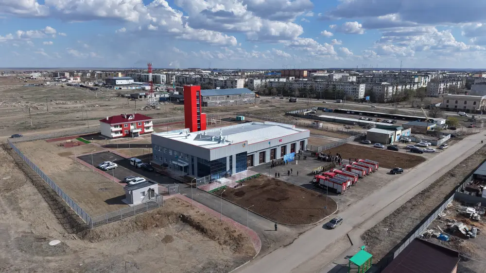 Глава МЧС открыл новую пожарную часть в городе Сатпаев (8)
