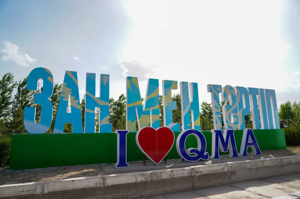 В ТУРКЕСТАНЕ ОТКРЫЛАСЬ АЛЛЕЯ «ТАЗА ҚАЗАҚСТАН» (9)