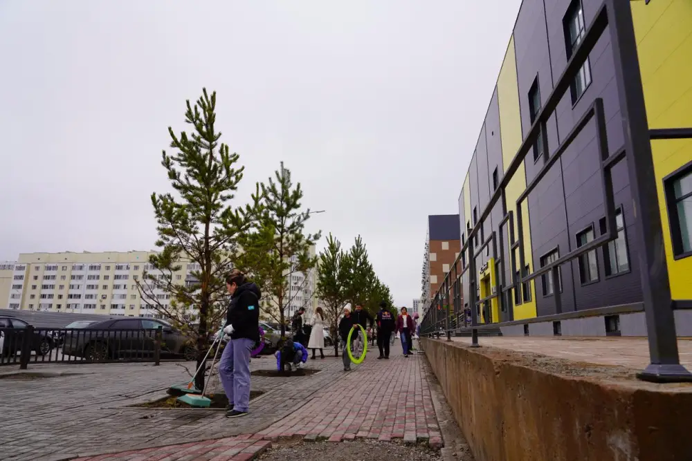 К экоакции «Таза Қазақстан» присоединились столичные тренеры (4)