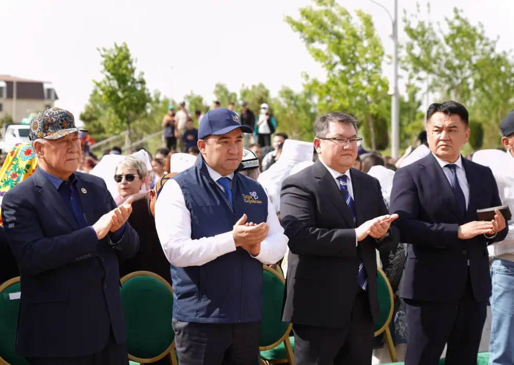 В ТУРКЕСТАНЕ ОТКРЫЛАСЬ АЛЛЕЯ «ТАЗА ҚАЗАҚСТАН» (8)