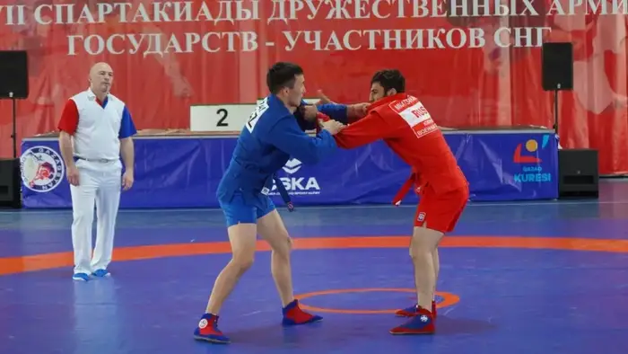 Казахстанские военнослужащие 10 золотых медалей чемпионат СНГ қазақ күресі самбо Астане