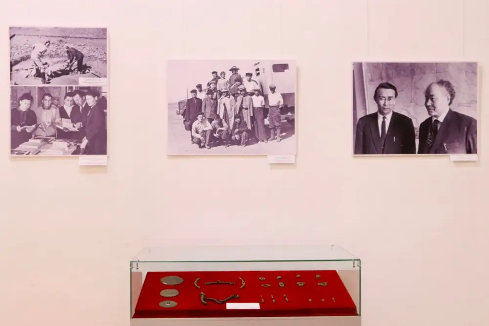 Выставка археологических находок в НЦМ Астане