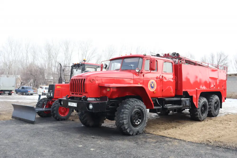 «Ауыл құтқарушылары» укрепляют пожарную безопасность в селах Туркестанской области (9)