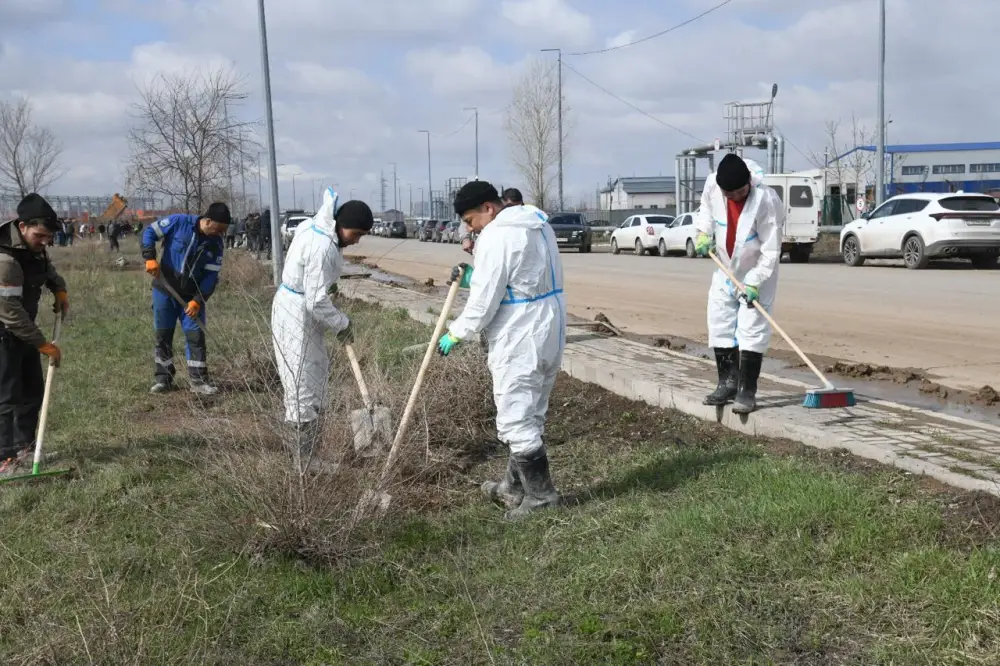 Крупные предприятия Индустриального парка №1 присоединились к акции «Таза Қазақстан» (6)