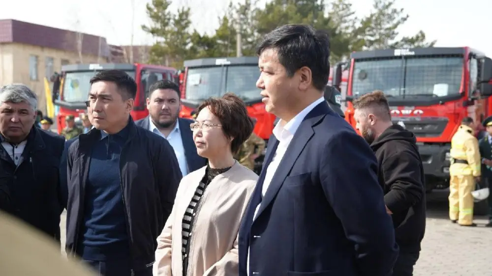 Лесным учреждениям Акмолинской области передана новая противопожарная техника (6)