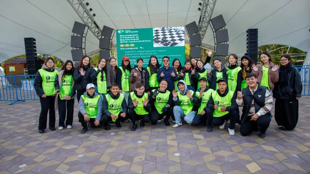 Новые методы волонтёров Карагандинской области Астане