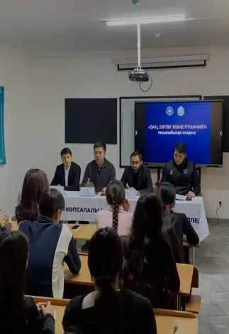 «Прямой диалог с молодежью: в городах Талгар и Каскелен прошли профилактические встречи для молодежи» (7)