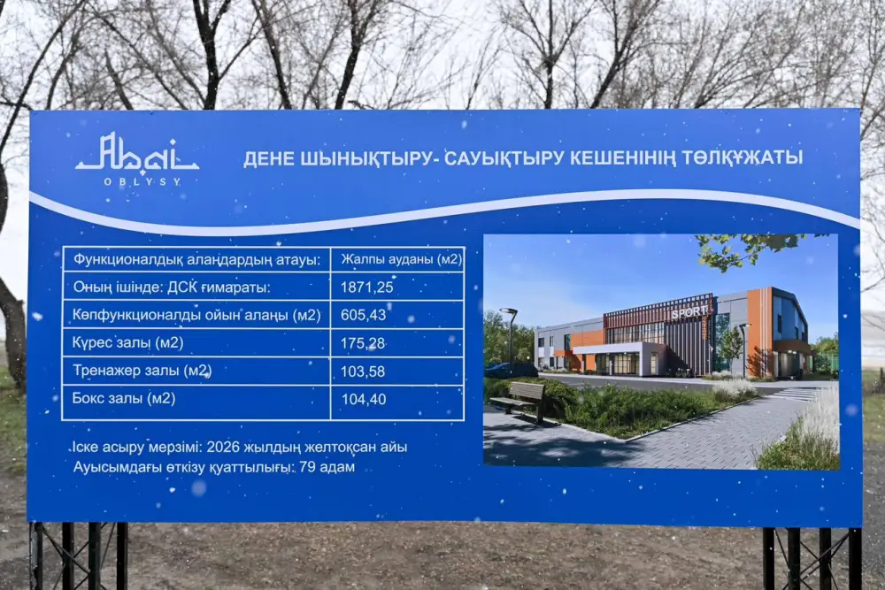 В Семее заложили фундамент нового спортивного комплекса для поддержки массового спорта и здоровья населения Астане