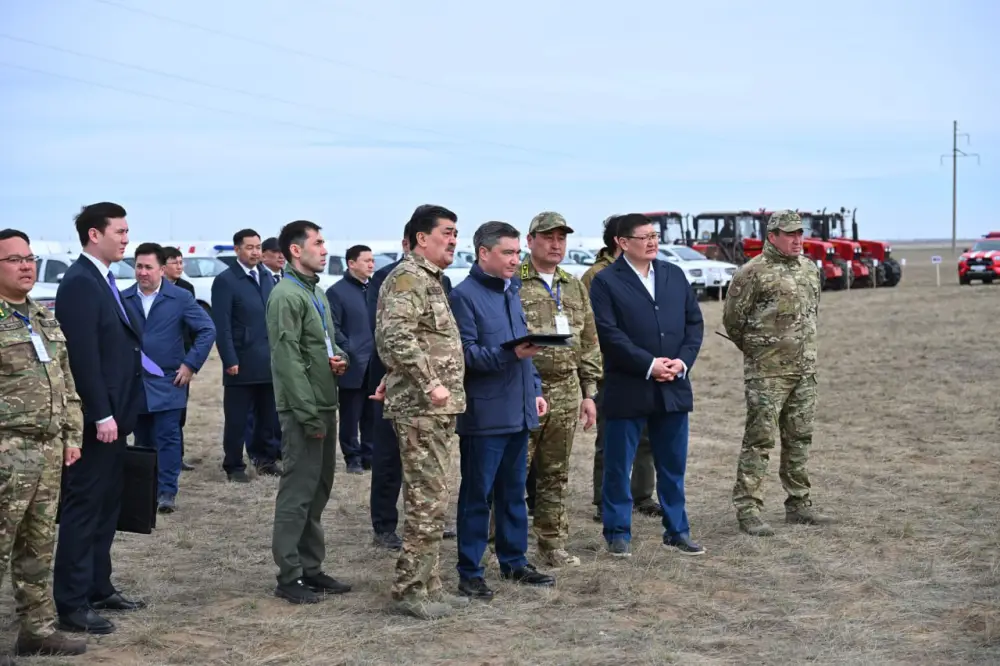 Свет надежды в лесной тьме: учения по тушению условного пожара в Абайской области Астане