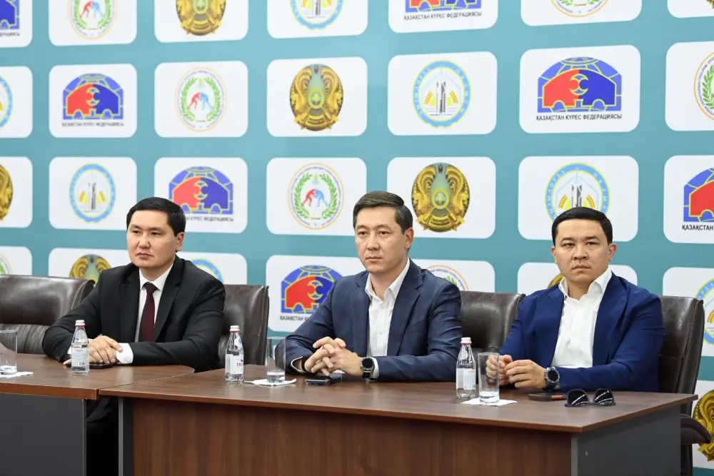 В Кызылординской области состоялась церемония открытия международного чемпионата по греко-римской борьбе среди взрослых (5)