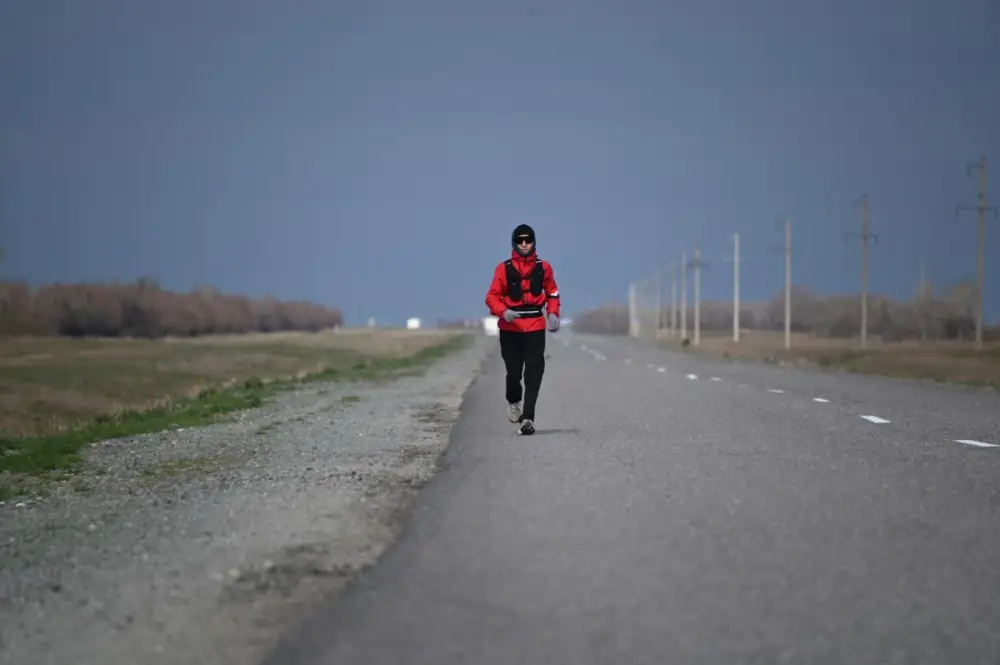 Забег на 200 км: сержант из Караганды установил новый рекорд Вооруженных сил на ультрамарафоне (4)