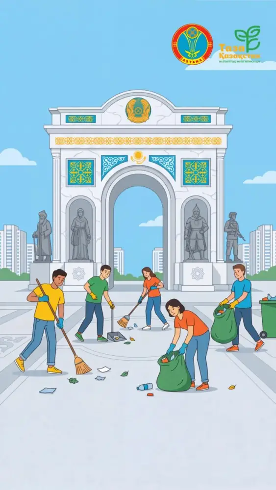 Астана готовится к экологическому месячнику: уборка парков и дворов 11 апреля Астане