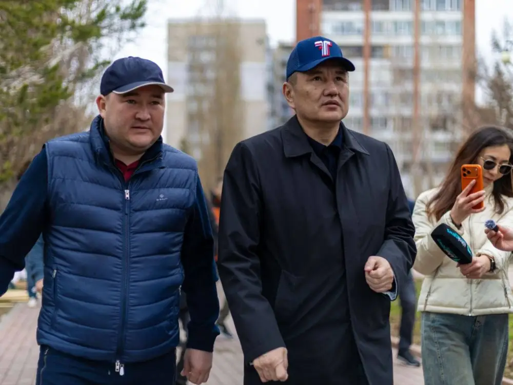 Благоустройство новой аллеи в Усть-Каменогорске Астане