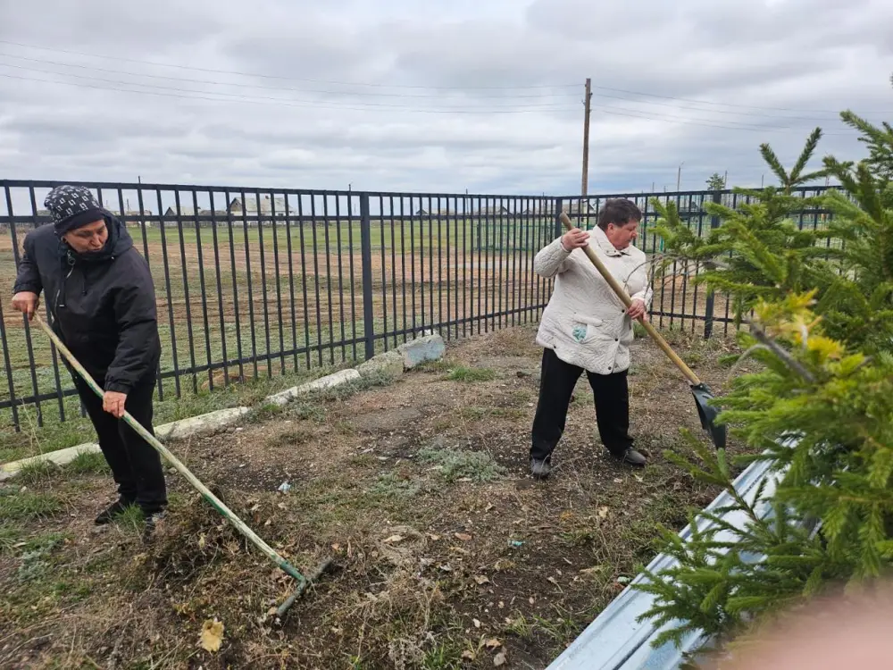 В Павлодарской области прошла экологическая акция «Таза аула» (6)