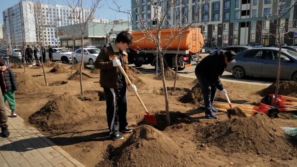 «Союз отцов» с детьми поддержали инициативу «Таза Казахстан» (3)