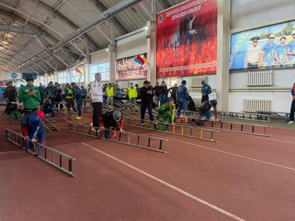 В Астане стартовал II турнир на Кубок по пожарно-спасательному спорту (10)
