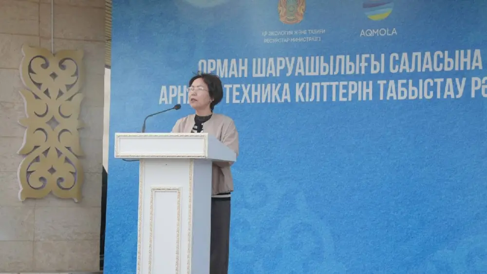 Лесным учреждениям Акмолинской области передана новая противопожарная техника (3)