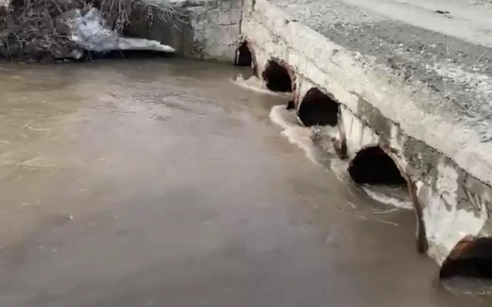 В ВКО проходит активная фаза снеготаяния (3)