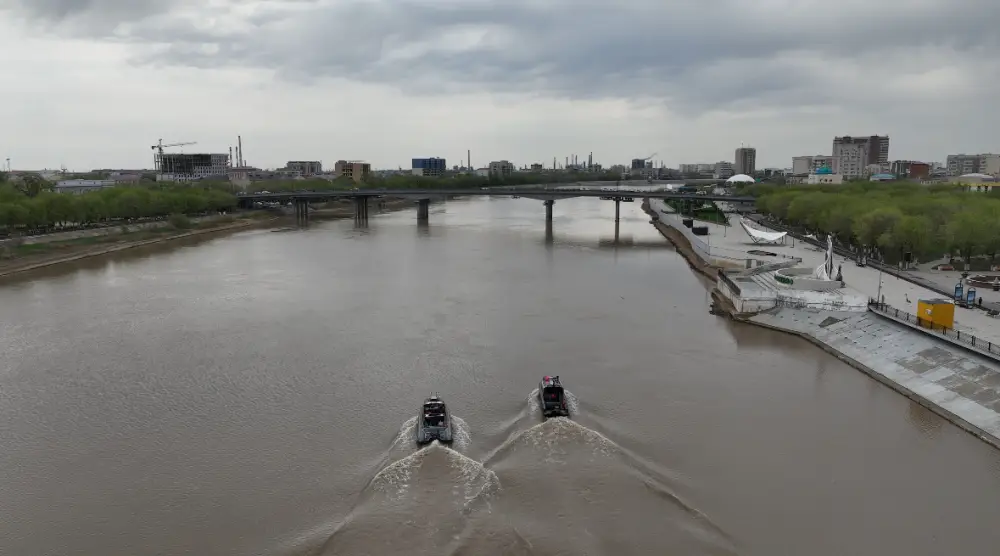 Спасатели Атырау ежедневно патрулируют реку Урал (7)