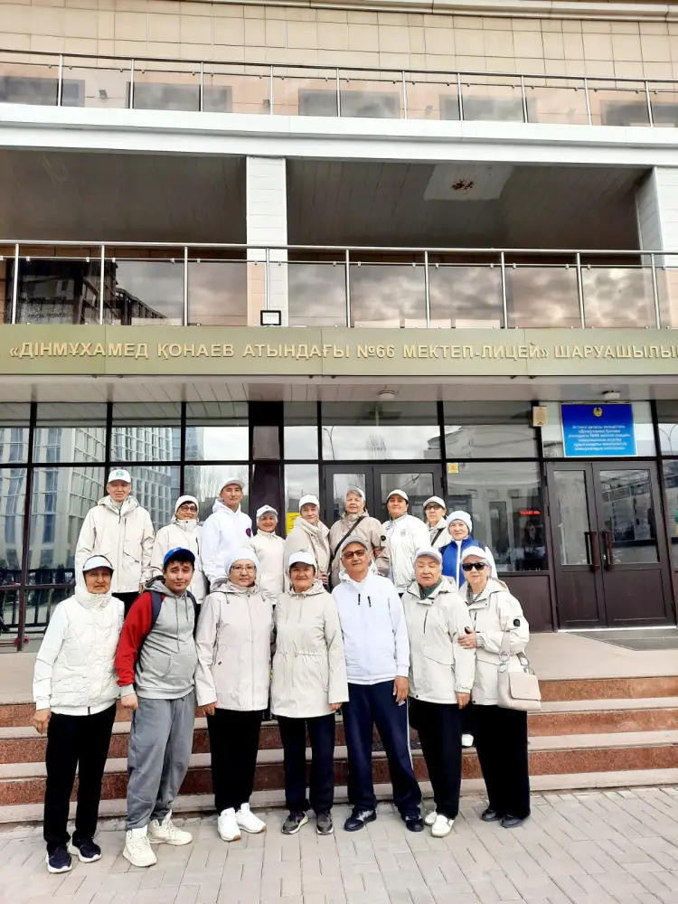 В Астане пенсионеры организовали познавательное мероприятие для школьников (2)