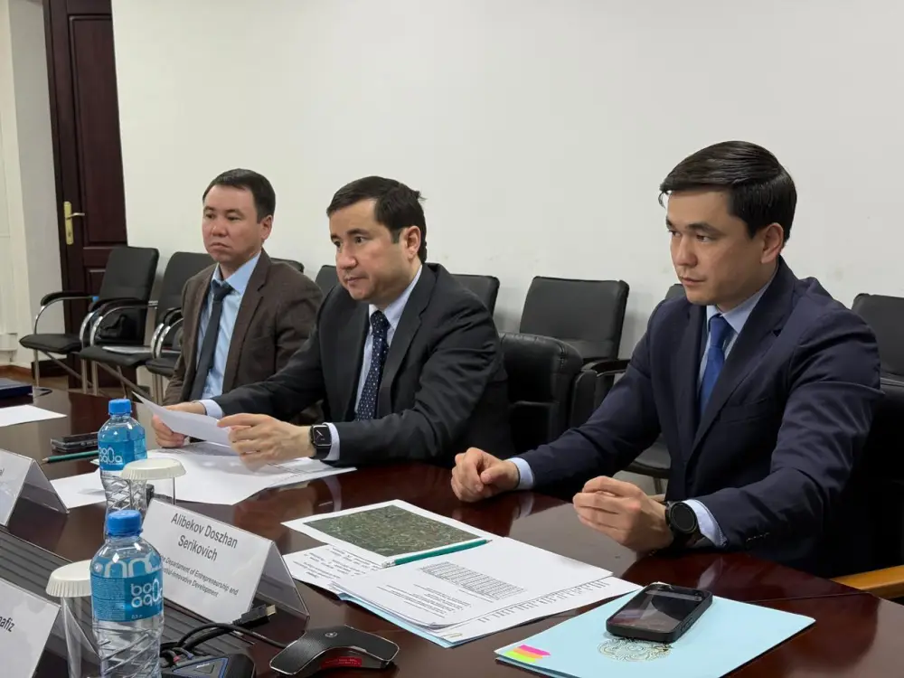 Заместитель акима Актюбинской области Абзал Абдикаримов провёл рабочую встречу с делегацией компании Shell Kazakhstan (4)