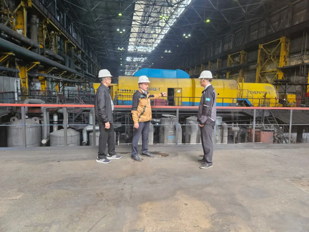 Заместитель Председателя Комитета госэнергонадзора посетил электрические станции г. Алматы. (2)
