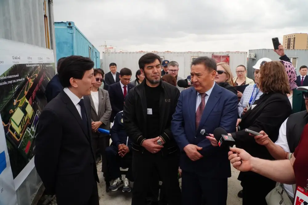 Крупные социальные объекты строятся в Кокшетау (7)