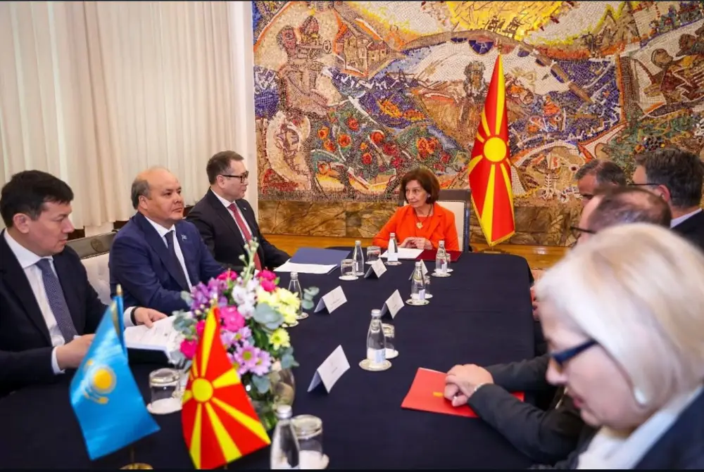 Министр торговли и интеграции РК А. Шаккалиев подписал Соглашение о создании Делового совета с Северной Македонией в Скопье Астане