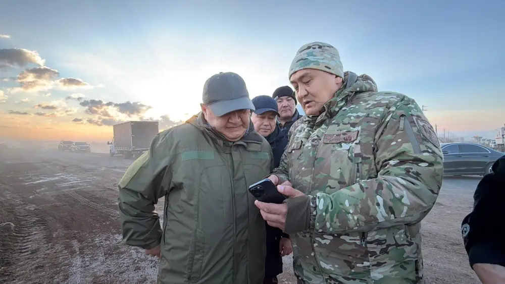 Аварийные меры на плотине Шоптыколь в Коргалжынском районе Астане