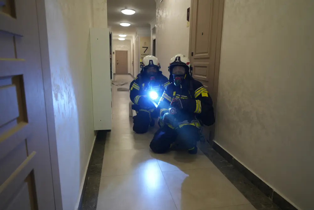 Масштабные учения по тушению пожара в 25-этажном доме прошли в Шымкенте Астане