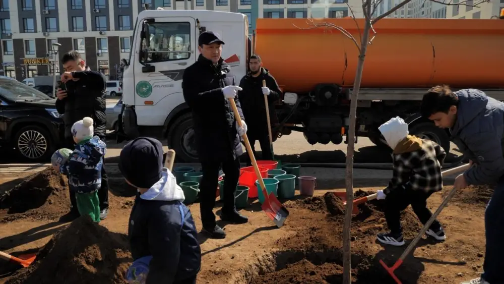 «Союз отцов» с детьми поддержали инициативу «Таза Казахстан» (5)