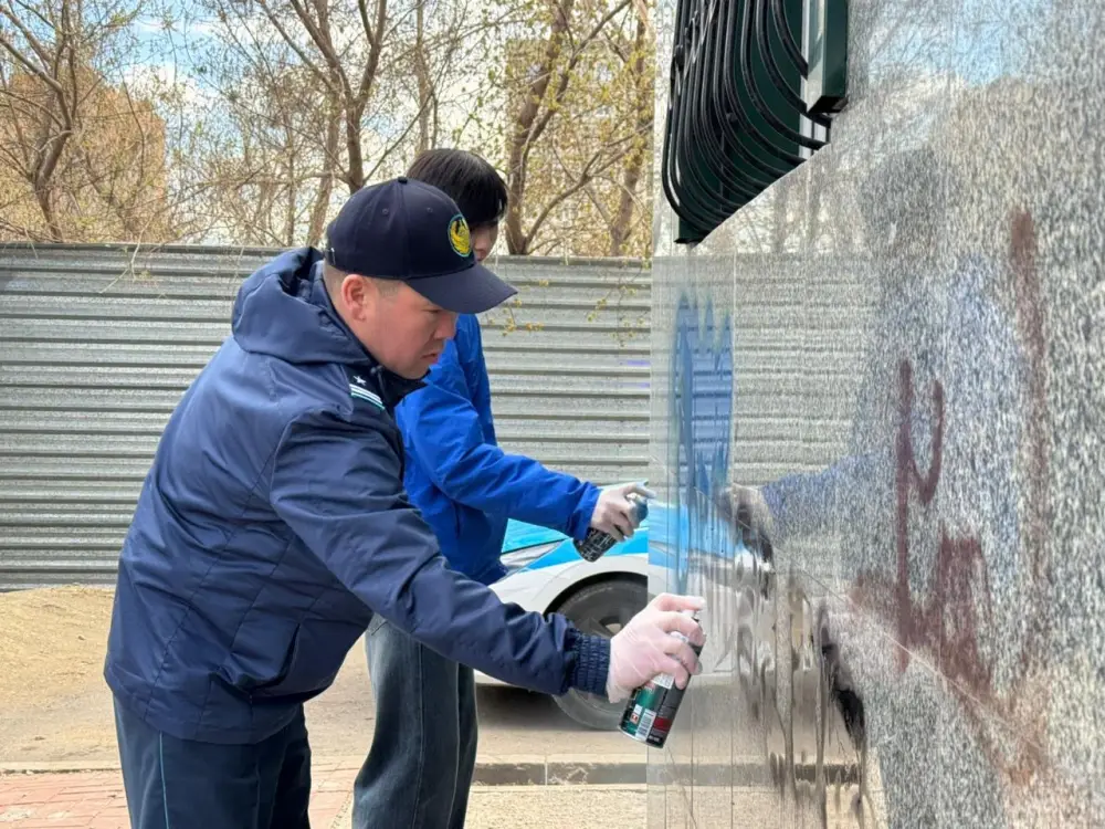 В Астане ликвидирована реклама наркотиков (5)