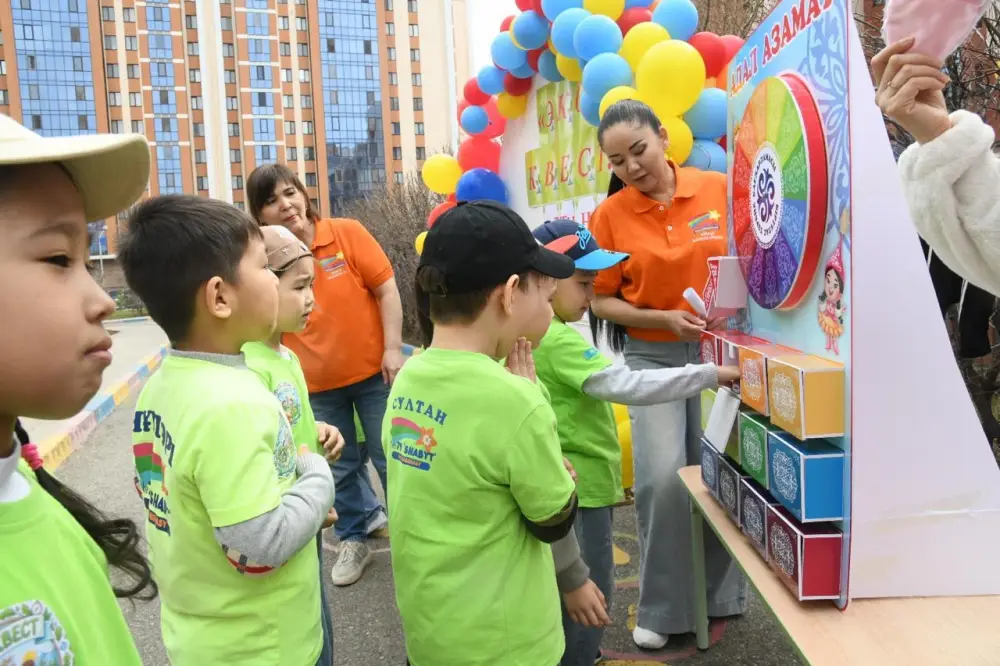 «Таза Қазақстан»: необычное мероприятие для воспитанников детских садов организовали в Астане (8)