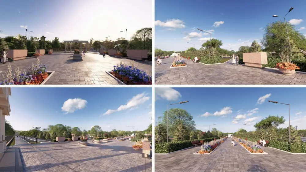 «Таза Қазақстан»: начались работы по ремонту центрального парка в Уштобе (4)