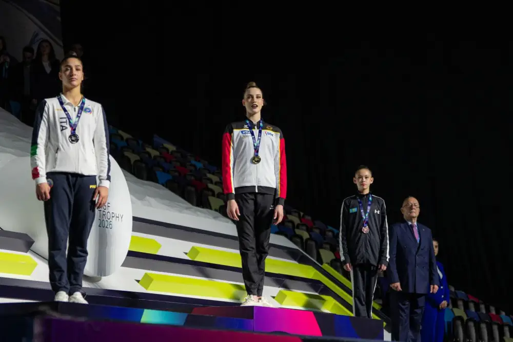Бронзовая медаль для Баку: успех гимнастки Астане