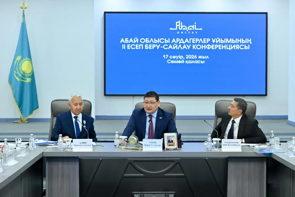 В области Абай прошла II отчетно-выборная конференция ветеранской организации (6)