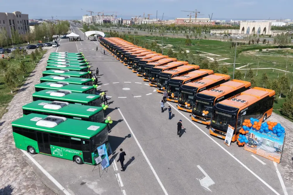 Электробусы в Туркестане: будущее уже здесь! Астане