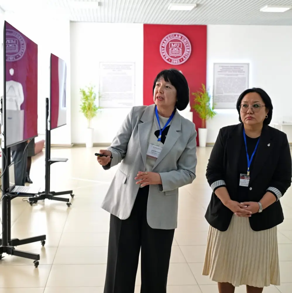 Аким области Асаин Байханов посетил Павлодарский педагогический университет им. Ә. Марғұлана, где встретился со студентами и профессорско-преподавательским составом вуза (5)